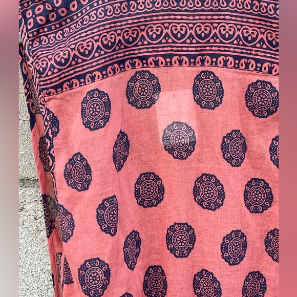 NWT Free People Soul of the Sun Sleeveless Bodysuit Brick Combo Boho Chic Size M - Picture 5 of 8